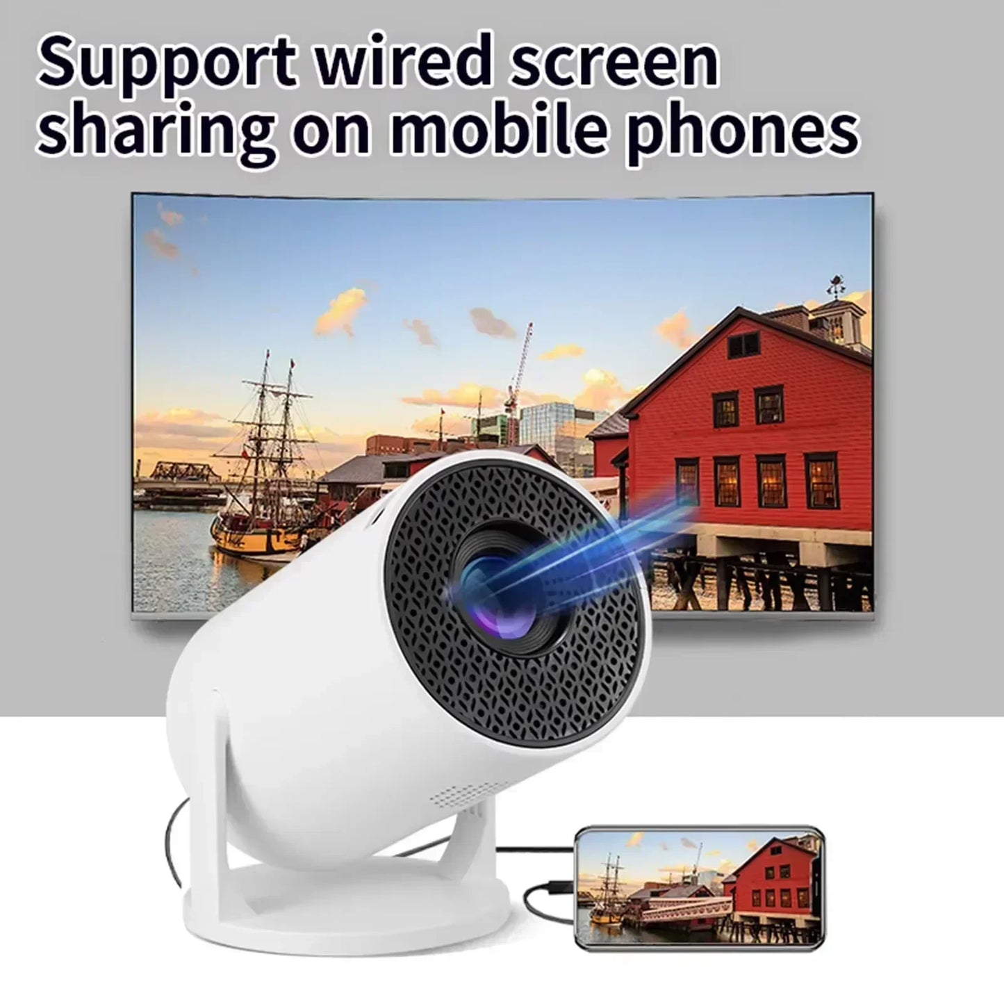 CineGo™ Pocket Cinema Projector - 130" HD Portable Home Theatre