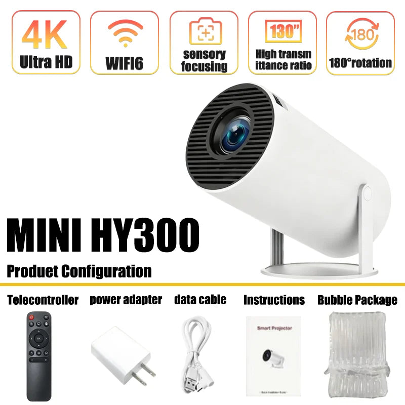 CineGo™ Pocket Cinema Projector - 130" HD Portable Home Theatre
