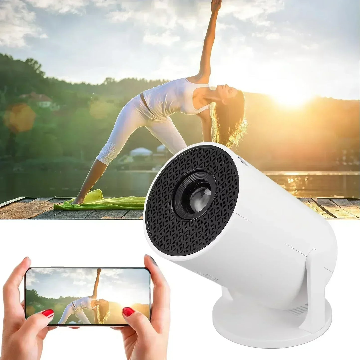 CineGo™ Pocket Cinema Projector - 130" HD Portable Home Theatre