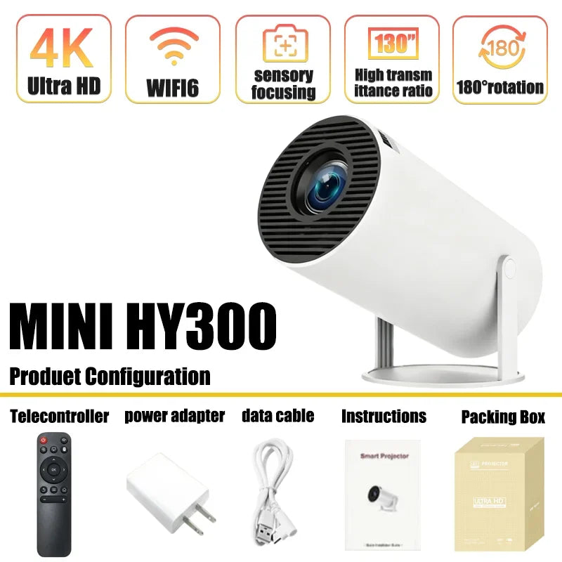 CineGo™ Pocket Cinema Projector - 130" HD Portable Home Theatre